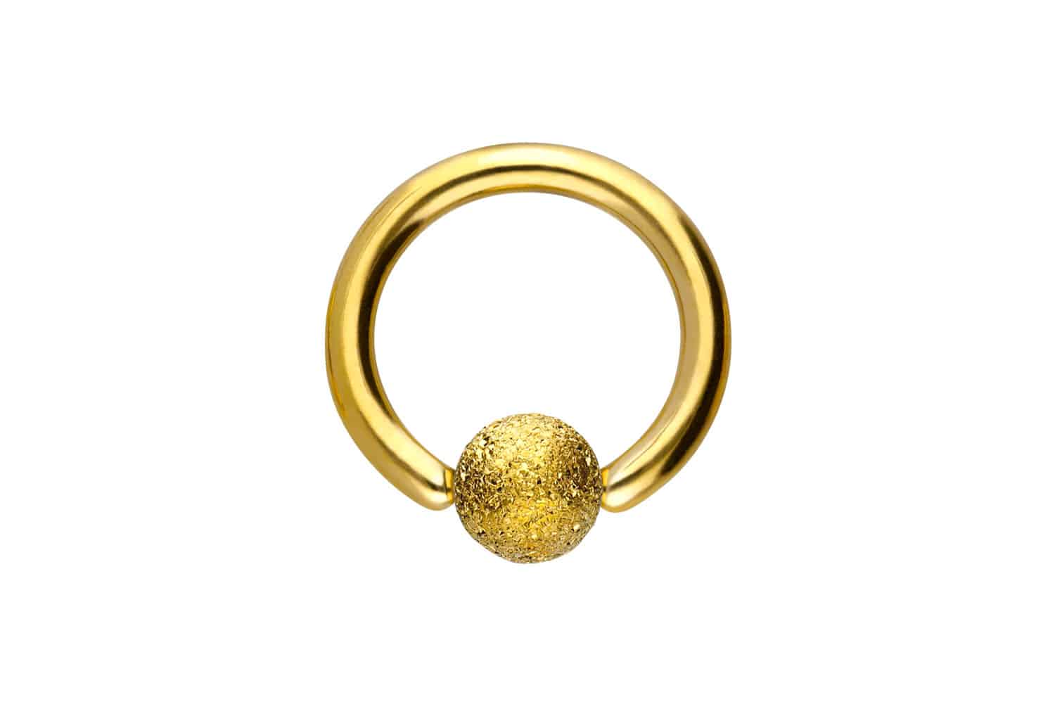 Chirurgenstahl Klemmkugelring Piercing DIAMANTOPTIK